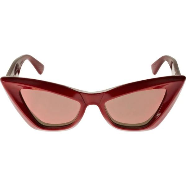 Occhiali Da Sole Da Donna In Rosso In Acetato Bottega Veneta Bantoa