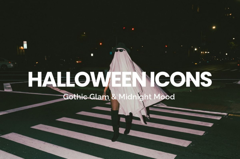 Halloween Icons Gothic Glam and Midnight Mood