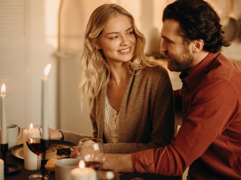 Serata a lume di candela