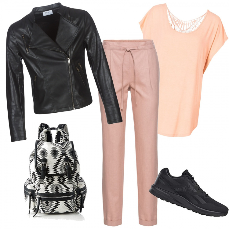 Outfit donna - Voglio una vita spericolata. Stile Urban per Tutti i giorni. Abbinamento con pantaloni, maglieria, giacche, zaini, sneakers.
