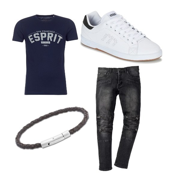 Outfit uomo - Biker Rock #232. Stile Biker Rock per Tutti i giorni.