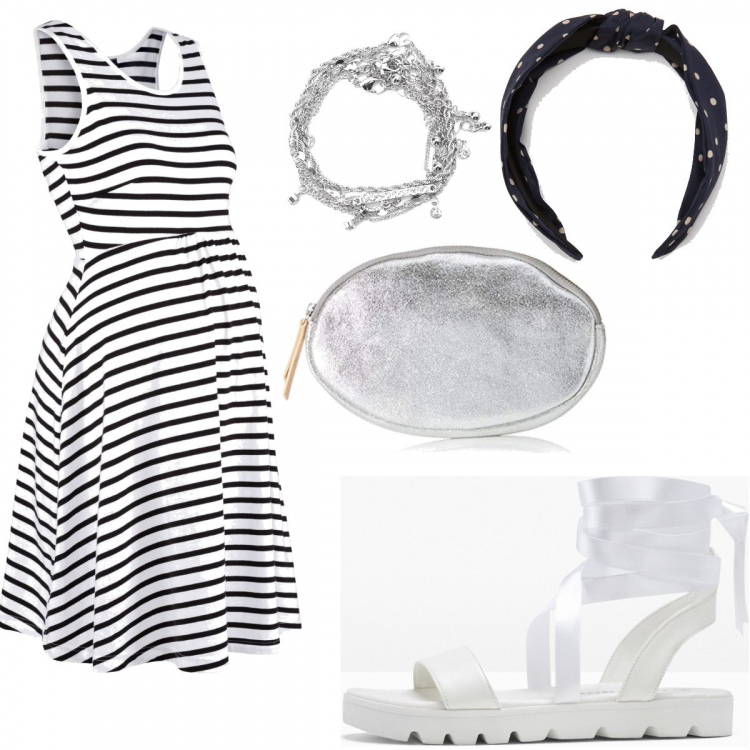 Outfit donna - Premaman 6 mesi. Stile Urban per Tutti i giorni. look ideale per Premaman. Abbinamento con cardigans, vestiti, cerchietti, braccialetti, pochette.