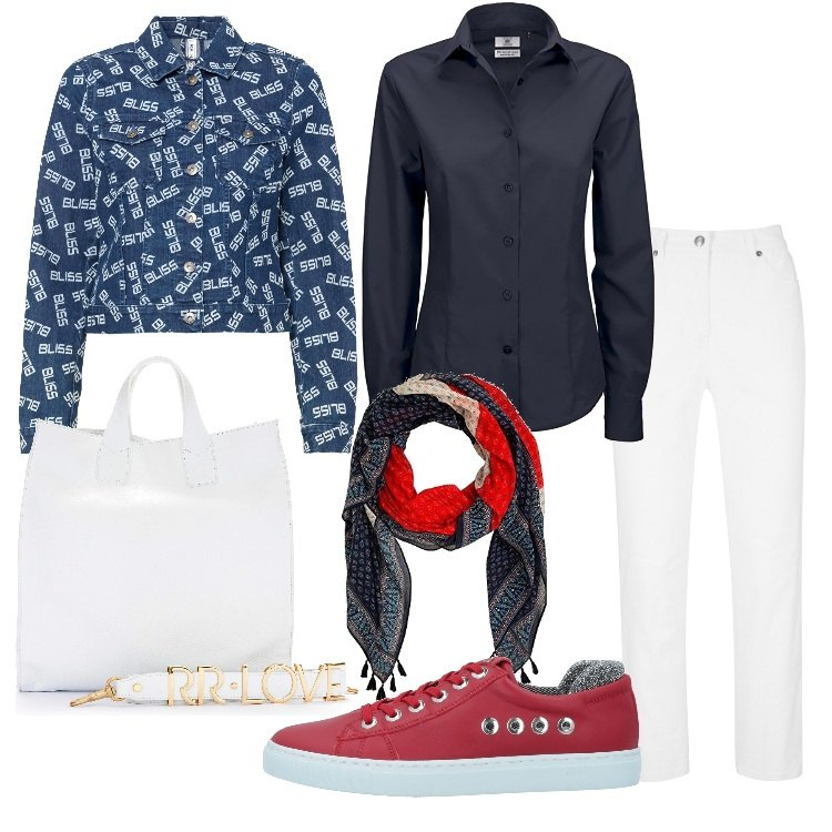 Outfit donna - Un nuovo guardaroba Plus Size!. Stile Casual chic per Tutti i giorni. Abbinamento con pantaloni, giacche, sneakers, borse a spalla, camicie, sciarpe.