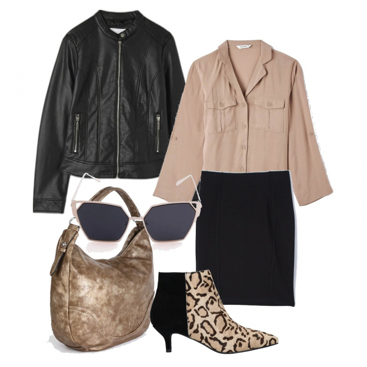 Outfit donna - Terranova lancia la nuova linea curvy!. Stile Trendy per Tutti i giorni. Abbinamento con stivaletti, gonne longuette, camicie, cappotti, borse a spalla, occhiali da sole.