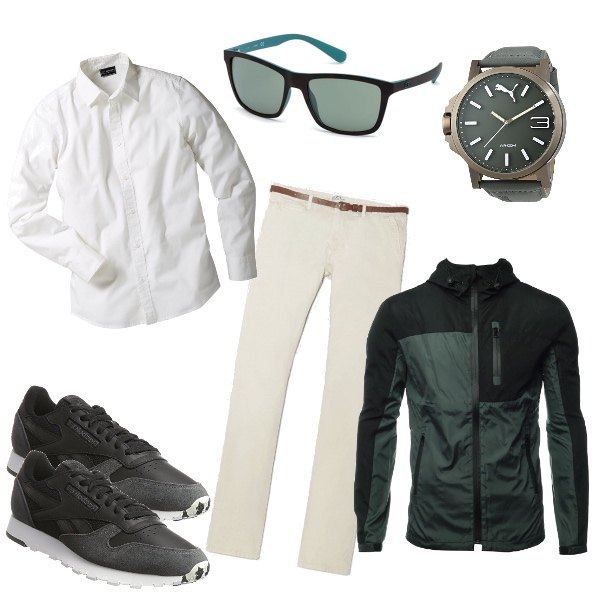 Outfit uomo - Go casual. Stile Casual Abbinamento con camicie.