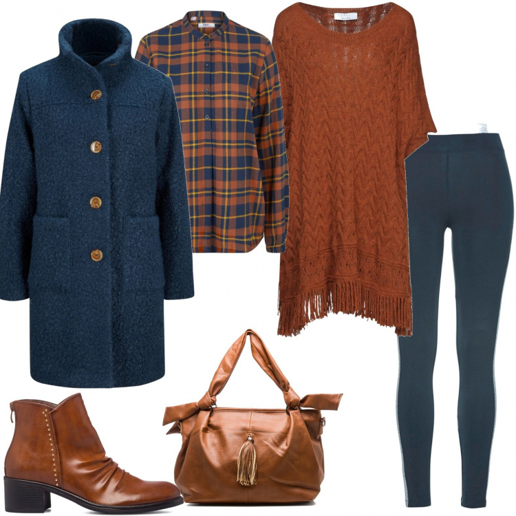 Outfit donna - Un cardigan speciale. Stile Trendy per Serata fuori. Abbinamento con cappotti, bluse, leggings, pullovers, stivaletti, borse a spalla.