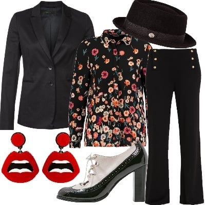Outfit Mannish ultrafemminile