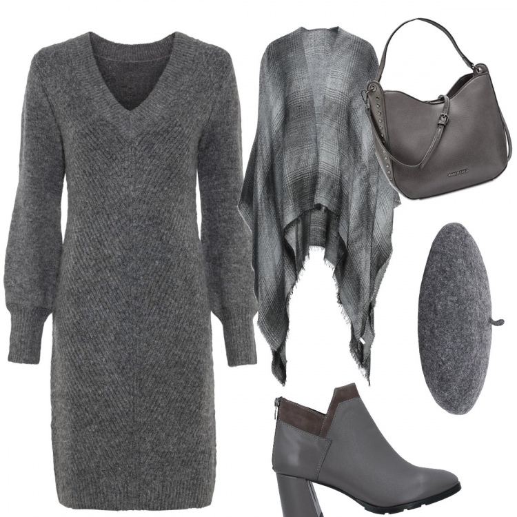 Outfit donna - Maglia, amore mio. Stile Casual chic per Tutti i giorni. Abbinamento con vestiti, stivaletti, cappe, cappelli, gonne, borse a tracolla.