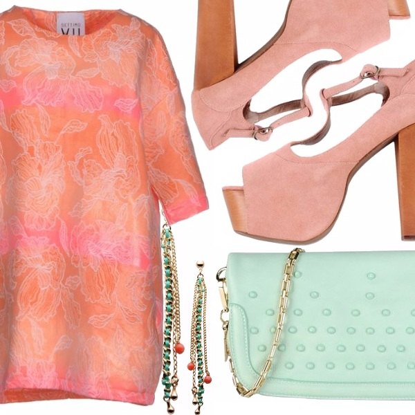 Outfit donna - Roses are red, violets are blue.