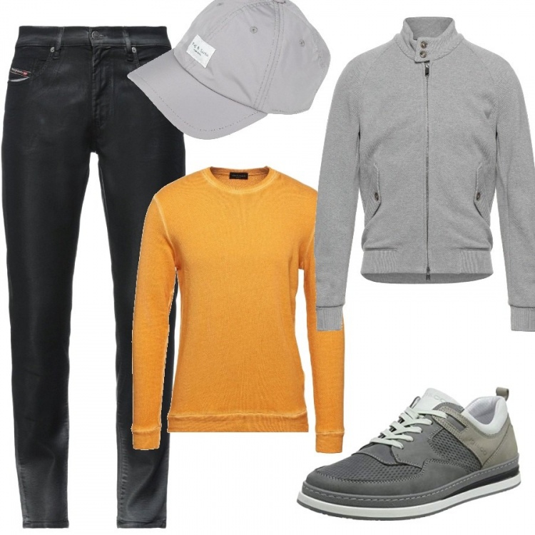 Outfit homme - Avril 2022. Style Casual pour Tous les jours. Assortir avec jean slim, sneakers, chapeaux avec visière, sweat-shirts, vestes.
