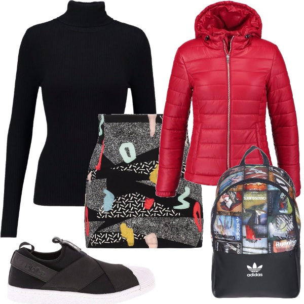 Outfit Passeggiata sotto la pioggia