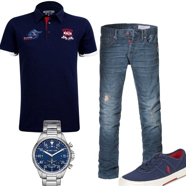 Outfit uomo - Polo loves dad. Stile Casual per Tutti i giorni.