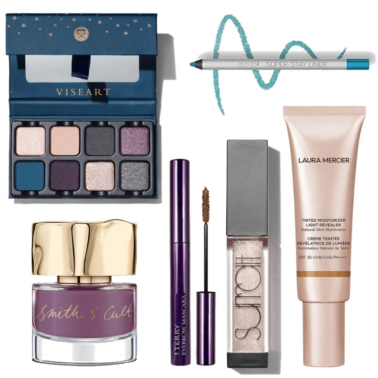 Outfit donna - Soft estivo. Stile Chic per Serata fuori. Abbinamento con ombretti, gloss, primer, eyeliner, mascara, smalti.