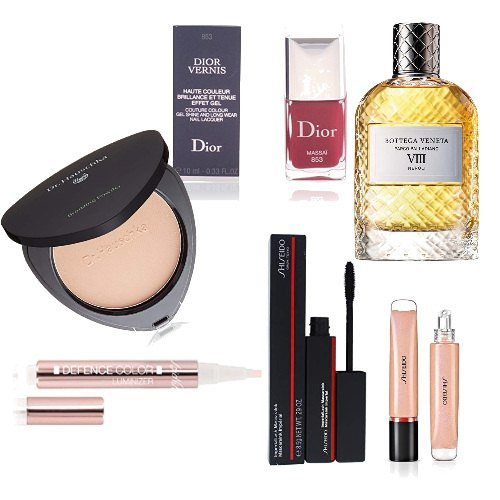 Outfit donna - L\'essenziale per l\'estate. Stile Chic per Tutti i giorni. Abbinamento con gloss, smalti, correttori, mascara, profumi, terre.