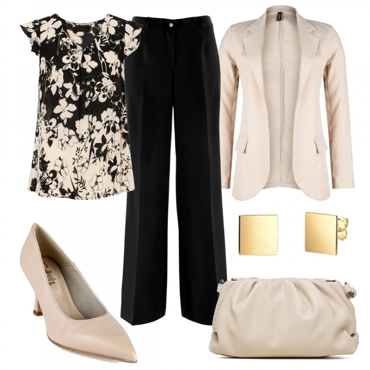 Outfit donna - La giacca versatile. Stile Casual chic per Tutti i giorni. Abbinamento con pantaloni, camicie, blazer, décolleté, borse a tracolla, orecchini.