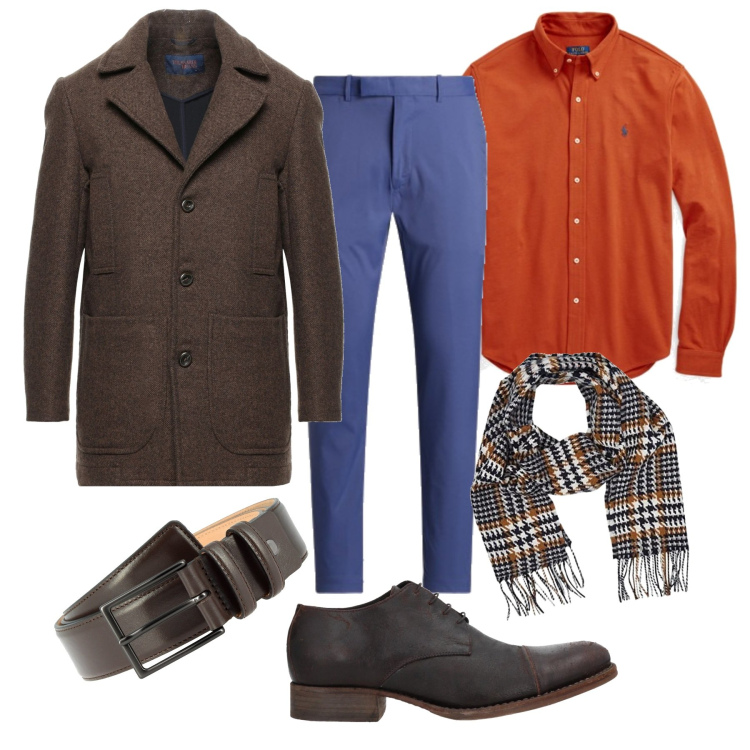 Outfit uomo - Scarpe al top. Stile Business/Elegante per Tutti i giorni. Abbinamento con cinture, pantaloni, camicie, cappotti, scarpe stringate, sciarpe.