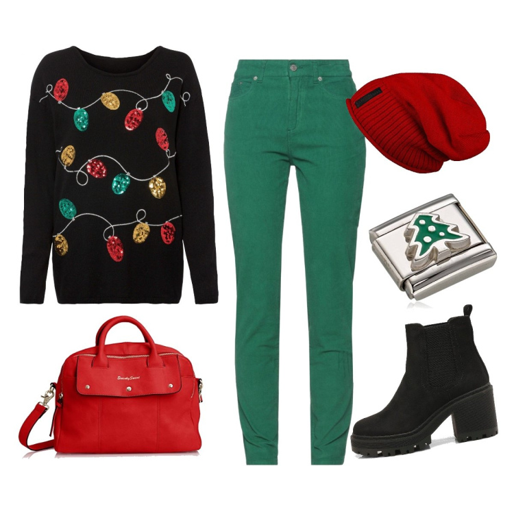 Outfit femme - Lutin Officiel: Achat des Cadeaux!. Style Tendance pour Tous les jours. Assortir avec pulls, bonnets, bottes, pendentifs, pantalon , sacs à main.