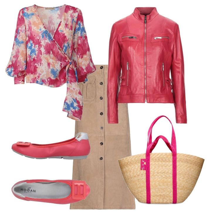 Outfit donna - Comodissima.. con le ballerine. Stile Romantica per Tutti i giorni. look ideale per Tall. Abbinamento con ballerine, gonne lunghe, giacche, bluse, borse a mano.