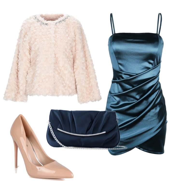 Outfit donna - Serata importante. Stile Sexy per Serata fuori. Abbinamento con pochette, cappotti, vestiti corti, décolleté.