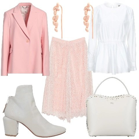 Outfit donna - STIVALI YOOX: Il must-have dell\'autunno. Stile Casual chic per Cerimonia. Abbinamento con borse a mano, gonne longuette, stivaletti, bluse, orecchini, blazer.