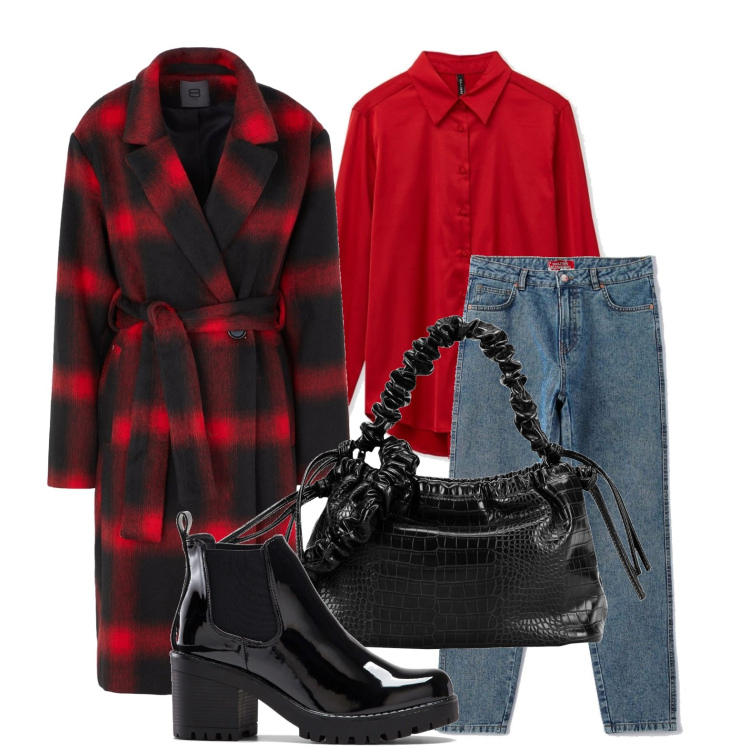 Outfit donna - Ghost outfitter - International style. Stile Casual chic per Tutti i giorni. Abbinamento con stivaletti, cappotti, borse a mano, jeans boyfriend, camicie.