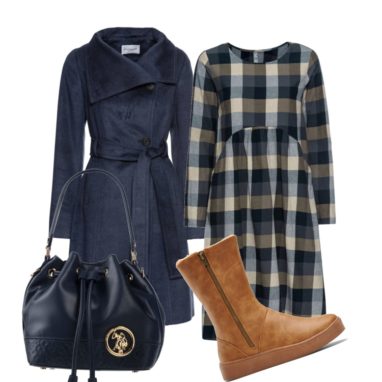 Outfit donna - Ghost outfitter - adoro il blu. Stile Casual chic per Tutti i giorni. Abbinamento con stivali, vestiti, cappotti, borse a mano.
