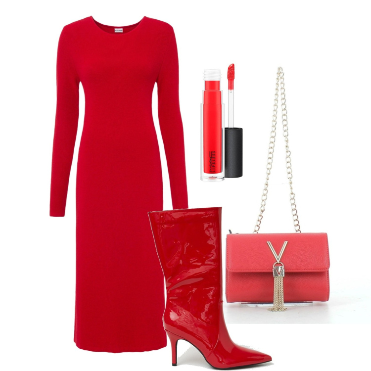 Outfit donna - Ghost outfitter - niente di male ..... Stile Glamour per Serata fuori. Abbinamento con vestiti, stivali, clutch, gloss.