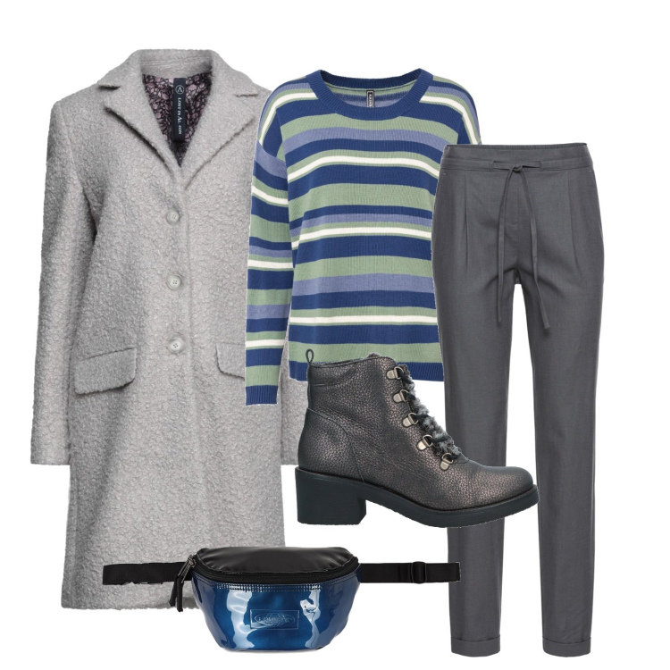 Outfit donna - Ghost outfitter - il marsupio sotto. Stile Urban per Tutti i giorni. Abbinamento con stivaletti, cappotti, pantaloni, maglieria, marsupi.