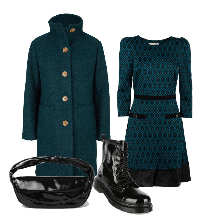 Outfit donna - Accessori in vernice. Stile Glamour per Serata fuori. Abbinamento con cappotti, anfibi, vestiti corti, pochette.