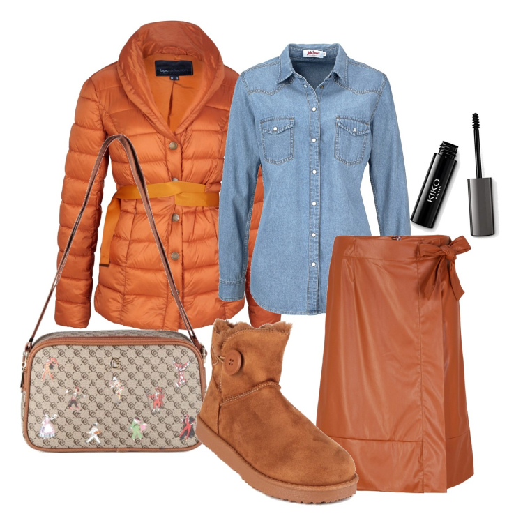 Outfit donna - Ghost outfitter - caramello delizioso. Stile Casual chic per Tutti i giorni. Abbinamento con camicie, gonne, giacche, stivaletti, borse a tracolla, mascara.