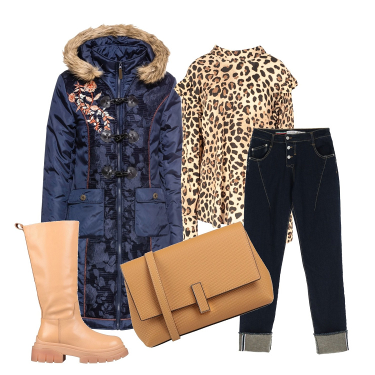 Outfit donna - Ghost outfitter - gita a Firenze. Stile Casual per Tutti i giorni. Abbinamento con cappotti, stivali, bluse, borse a tracolla, jeans.