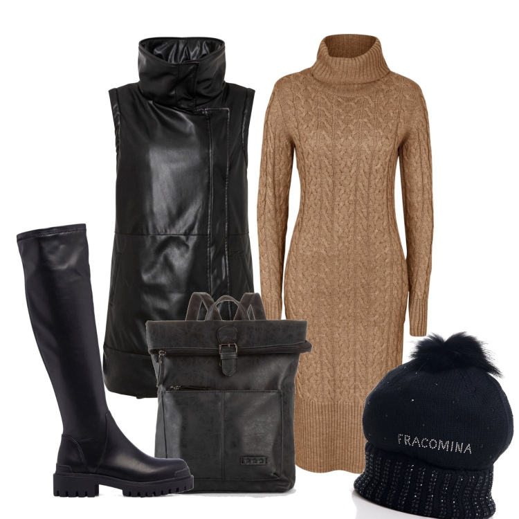 Outfit donna - Ghost outfitter - per ogni occasione. Stile Casual per Tutti i giorni. Abbinamento con zaini, gilet, vestiti midi/longuette, cappelli, stivali.