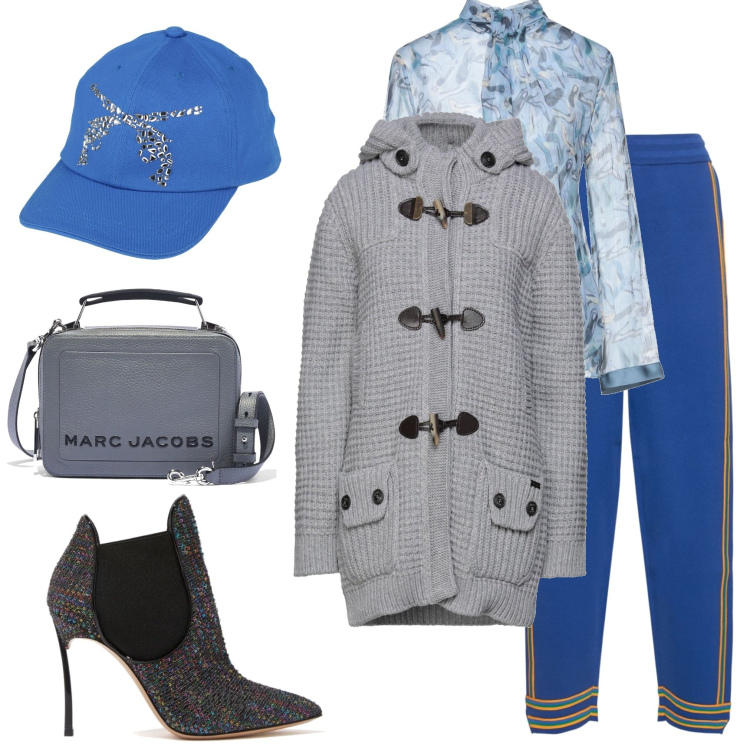 Outfit donna - Il baseball cap. Stile Sporty chic per Tutti i giorni. Abbinamento con cappelli con visiera, bluse, cappotti, stivaletti, borse a tracolla, pantaloni.