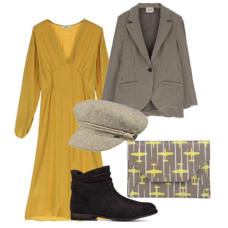 Outfit donna - I primi abiti vaporosi. Stile Chic per Tutti i giorni. Abbinamento con stivaletti, borse a mano, vestiti midi/longuette, giacche, cappelli.
