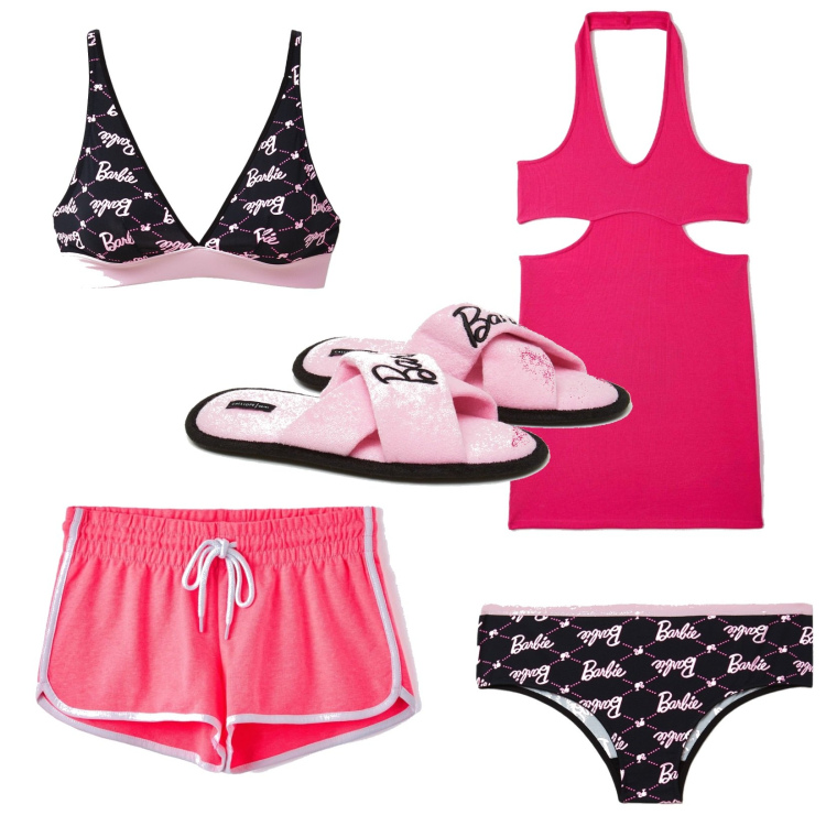 Outfit donna - Total look #1541393. Stile Basic per Tutti i giorni. Abbinamento con pantaloni corti, vestiti corti, ciabatte, perizomi, bralette.