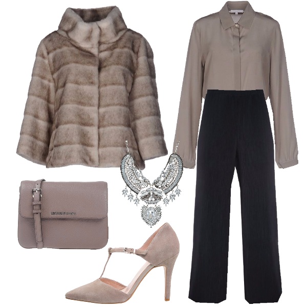 Outfit donna - Serata a teatro. Stile Chic per Cerimonia.