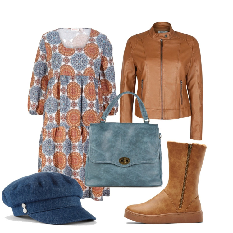 Outfit donna - Ghost outfitter - in centro. Stile Casual per Tutti i giorni. Abbinamento con vestiti, stivali, cappelli, giacche, borse a mano.