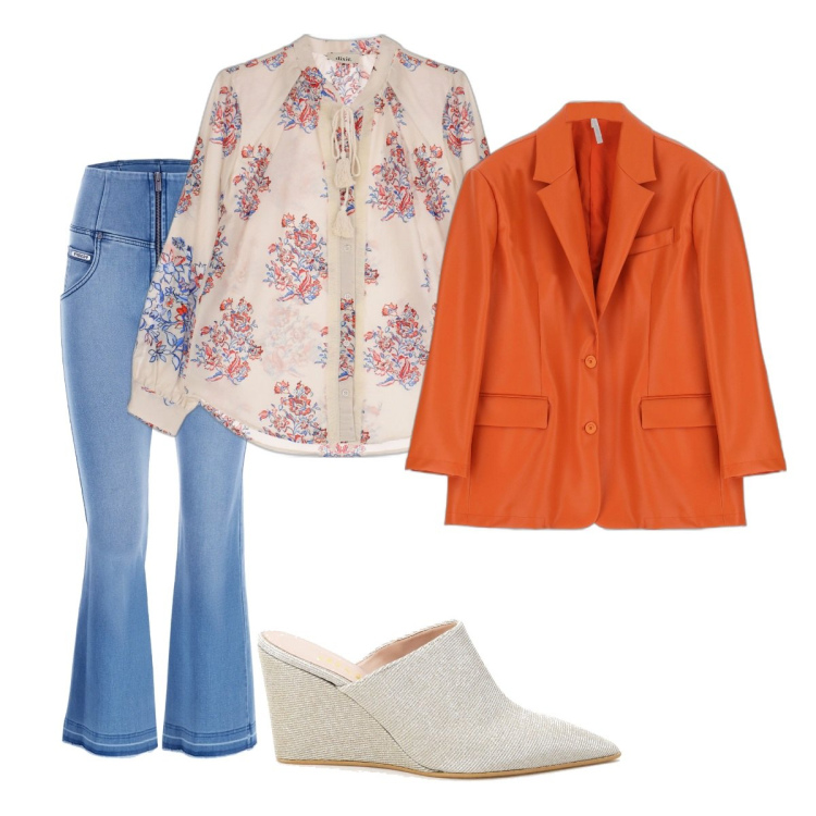 Outfit donna - Coachella festival. Stile Boho per Tutti i giorni. Abbinamento con giacche, jeans a zampa, bluse, sabot.