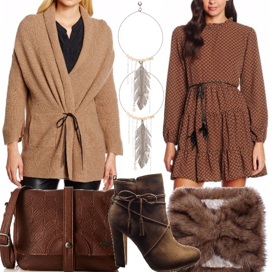 Outfit donna - Un tocco hippie. Stile Etnico per Scuola/Università.