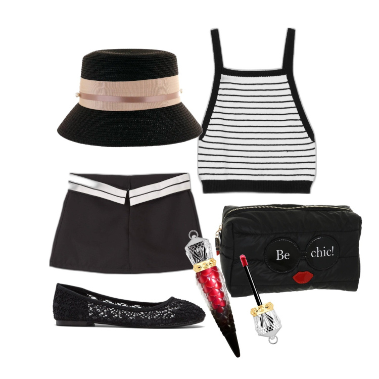 Outfit donna - Ghost outfitter - maggio. Stile Bon Ton per Tutti i giorni. Abbinamento con ballerine, gonne, top, rossetti, cappelli, pochette.