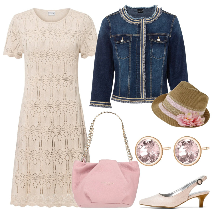 Outfit donna - La borsetta coordinata. Stile Trendy per Tutti i giorni. Abbinamento con blazer, vestiti, décolleté, borse a mano, orecchini, cappelli.