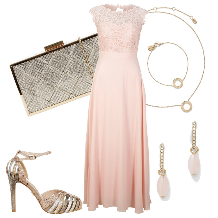 Outfit donna - La borsetta da cerimonia. Stile Glamour per Cerimonia. Abbinamento con vestiti lunghi, scarpe col tacco, clutch, orecchini, braccialetti, ciondoli.