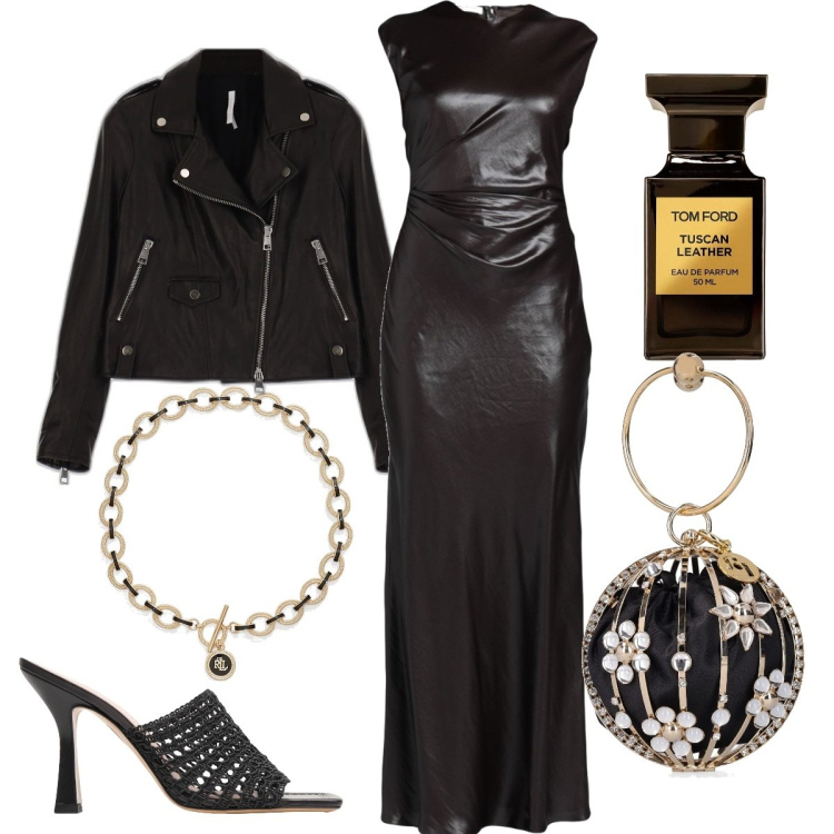 Outfit donna - Borsa gioiello per cerimonia di sera. Stile Glamour per Cerimonia. Abbinamento con vestiti lunghi, sandali col tacco, giacche, ciondoli, profumi, pochette.