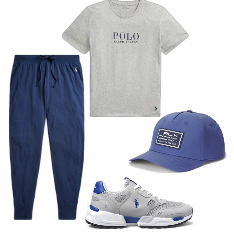 Outfit uomo - Casual. Stile Casual per Tutti i giorni. Abbinamento con pantaloni, t-shirt, cappelli con visiera, sneakers.
