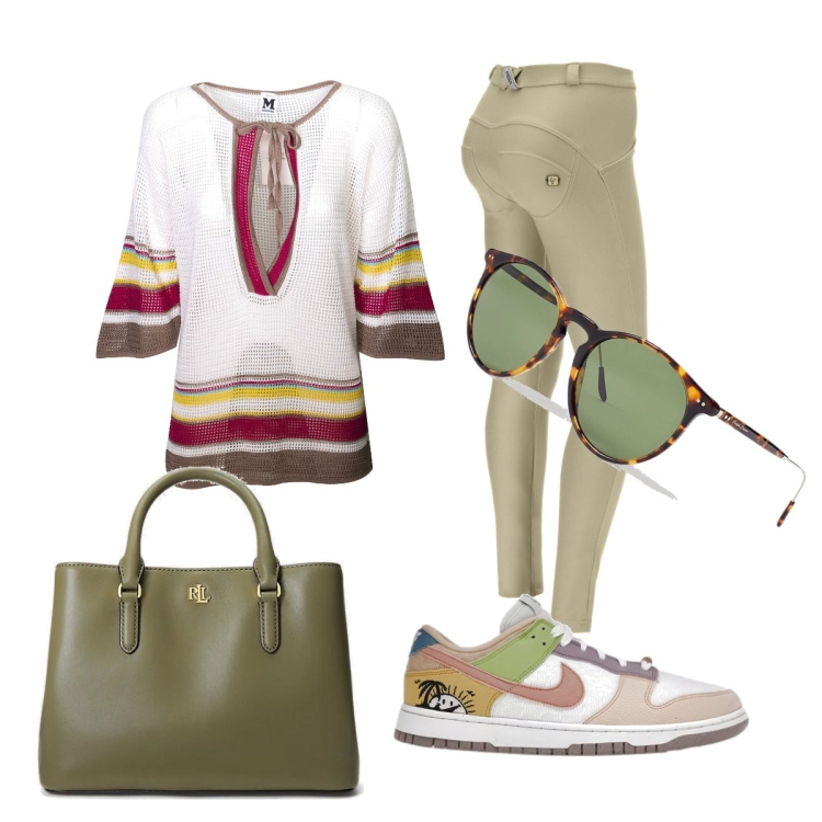 Outfit donna - Il dovere mi chiama…. Stile Minimal per Scuola/Università. Abbinamento con t-shirt, sneakers, pantaloni skinny, occhiali da sole, borse a mano.
