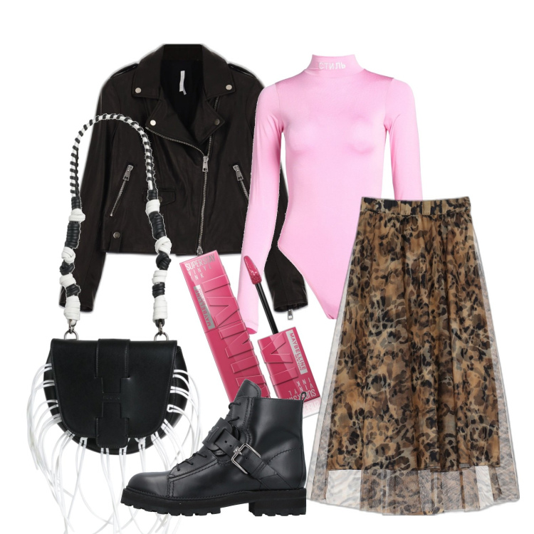 Outfit donna - Ghost outfitter - settembre. Stile Trendy per Tutti i giorni. Abbinamento con stivaletti, t-shirt, borse a spalla, rossetti, gonne longuette, giacche.