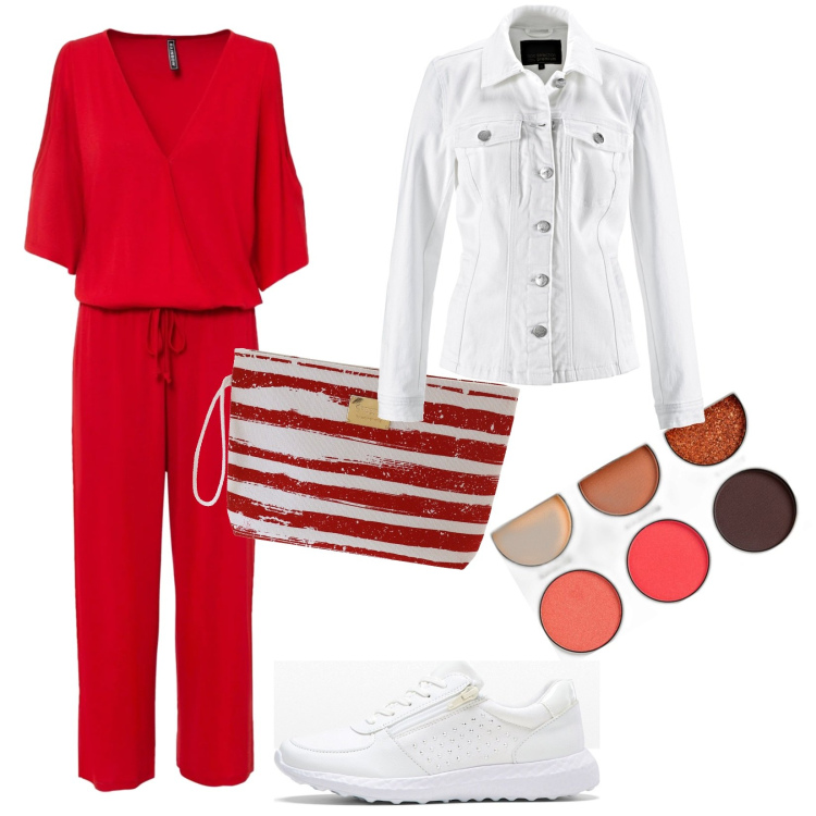 Outfit donna - Red wine. Stile Casual chic per Tutti i giorni. look ideale per Tall. Abbinamento con tute, sneakers, blazer, ombretti, valigie.