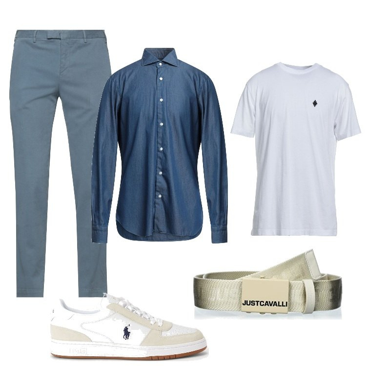 Outfit uomo - Casual e sei perfetto!. Stile Casual per Tutti i giorni. Abbinamento con scarpe sportive, pantaloni, camicie, t-shirt, cinture.