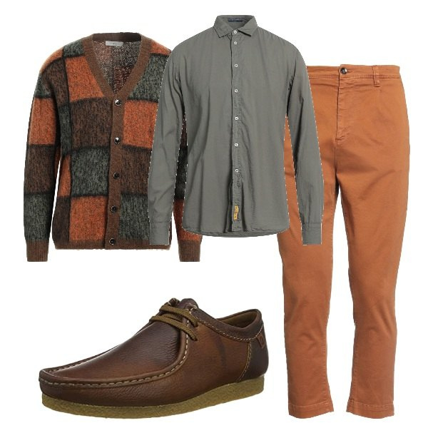 Outfit homme - Tendance #12219. Style Tendance pour Soirée spéciale. Assortir avec chaussures à lacets, gilets, pantalon , chemisiers.
