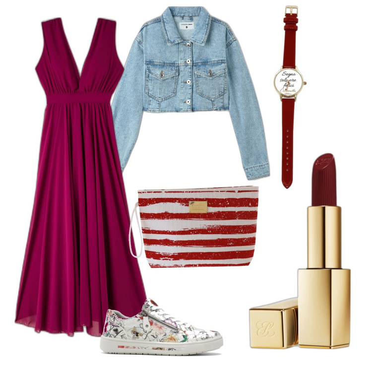 Outfit donna - Marsala. Stile Casual chic per Tutti i giorni. look ideale per Tall. Abbinamento con sneakers, rossetti, vestiti, cappotti, orologi, valigie.